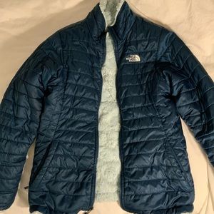 North Face Reversable fleece winter coat